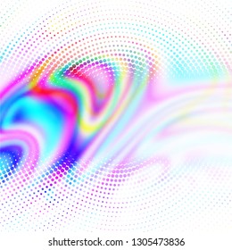 Abstract holographic wavy lines. Background for banner headline, presentation, corporate identity, flyer, poster, cover backdrop, wallpaper. Vector EPS10. Not trace, include mesh gradient only