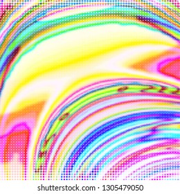 Abstract holographic wavy lines. Background for banner headline, presentation, corporate identity, flyer, poster, cover backdrop, wallpaper. Vector EPS10. Not trace, include mesh gradient only