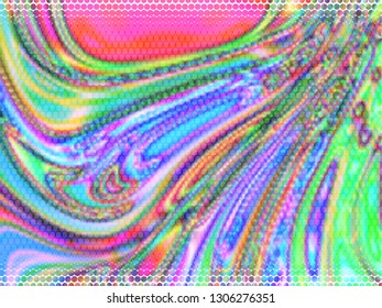Abstract holographic wavy lines. Background for banner headline, presentation, corporate identity, flyer, poster, cover backdrop, wallpaper. Vector EPS10. Not trace, include mesh gradient only