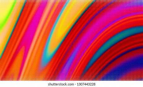 Abstract holographic wavy lines. Background for banner headline, presentation, corporate identity, flyer, poster, cover backdrop, wallpaper. Vector EPS10. Not trace, include mesh gradient only