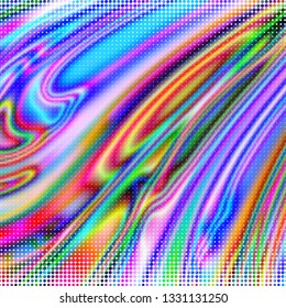 Abstract holographic wavy lines. Background for banner headline, presentation, corporate identity, flyer, poster, cover backdrop, wallpaper. Vector EPS10. Not trace, include mesh gradient only