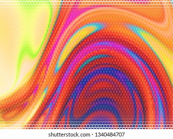 Abstract holographic wavy lines. Background for banner headline, presentation, corporate identity, flyer, poster, cover backdrop, wallpaper. Vector EPS10. Not trace, include mesh gradient only