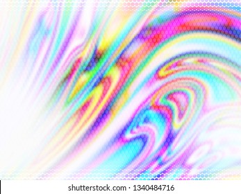 Abstract holographic wavy lines. Background for banner headline, presentation, corporate identity, flyer, poster, cover backdrop, wallpaper. Vector EPS10. Not trace, include mesh gradient only