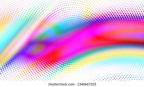 Abstract holographic wavy lines. Background for banner headline, presentation, corporate identity, flyer, poster, cover backdrop, wallpaper. Vector EPS10. Not trace, include mesh gradient only