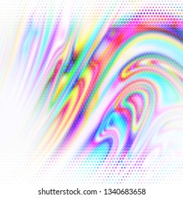 Abstract holographic wavy lines. Background for banner headline, presentation, corporate identity, flyer, poster, cover backdrop, wallpaper. Vector EPS10. Not trace, include mesh gradient only