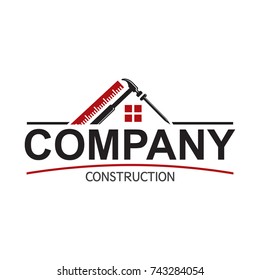 Abstract Home Constructions Logo, Home Builder Logo