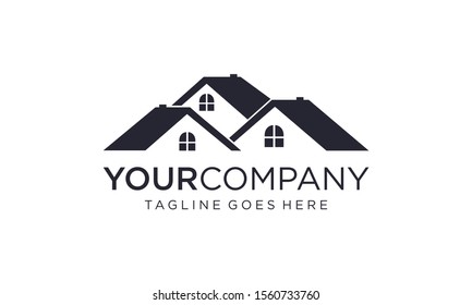 Abstract home for logo design concepts