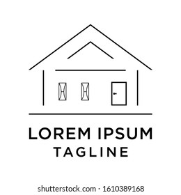 Abstract Home logo design, Vector construction company brand design template. Architect and Construction vector logo template