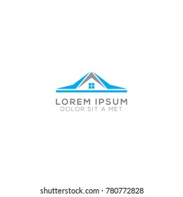 Abstract Home Logo Design Vector Template, Modern Illustration