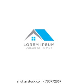 Abstract Home Logo Design Vector Template, Modern Illustration