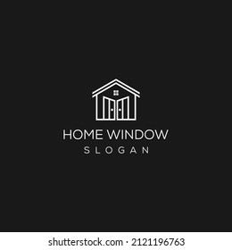 
Abstract Home Real Estate Countryside Logo Design Template for Company. Silhouette Vector Building.