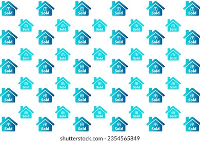 Abstract Home Sold Pattern Background, can be used for business designs, presentation designs or any suitable designs.