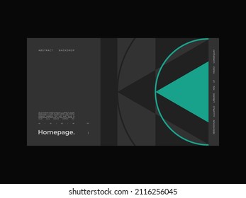 Abstract homepage background. Bauhaus, Modernism aesthetics. Minimal illustration brutalism inspired.