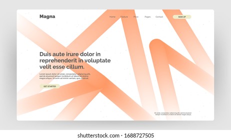 Abstract homepage illustration. Outline geometric ornament. Monochrome creative stylish texture. Eps10 vector.