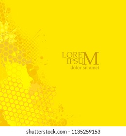 Abstract honey background. Vector