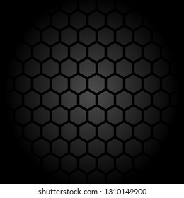 Abstract honey comb pattern grey design