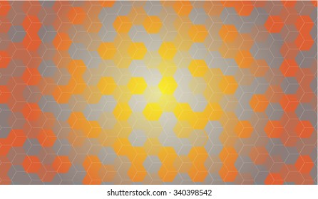Abstract honeycomb background