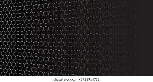 Fondo abstracto del panal, hexágono negro Abstractas del fondo de la textura