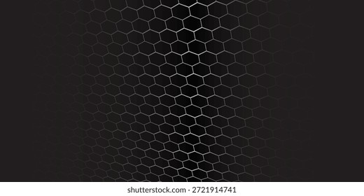 Fondo abstracto del panal, hexágono negro Abstractas del fondo de la textura