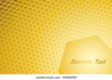 Abstract honeycomb background Vector. Also available in raster.