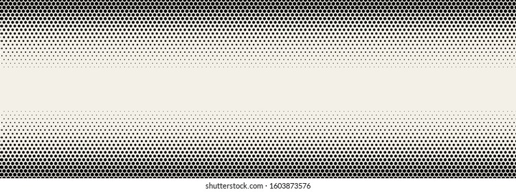 Abstract Honeycomb Geometric Seamless Pattern. Modern Monochrome Fashion Design Print Texture. Vector Illustration for Cover, Banner, Card, etc