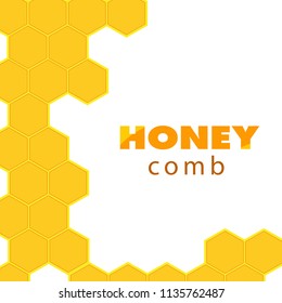 Abstract Honeycomb Logo White Background Vector Image
