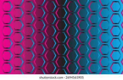Fondo Abstractas del patrón del panal con el diseño amarillo y naranja del gradiente