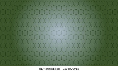 Padrão de favo de mel abstrato com tons verdes ideal para fundos de design gráfico