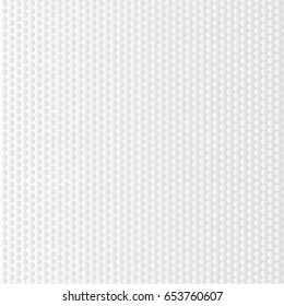 abstract Honeycomb white and gray color  pattern modern futuristic background ,vector illustration