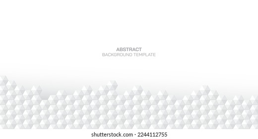 Abstract honeycombs, bee hive with blank space on white background vector illustration.