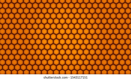 abstract honeycombs design vector illustration.