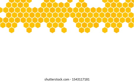 abstract honeycombs design vector illustration.