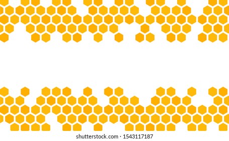 abstract honeycombs design vector illustration.