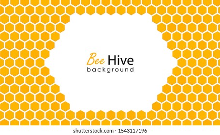 abstract honeycombs design vector illustration.