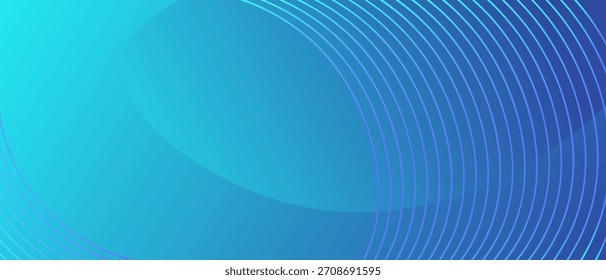 Fondo Horizontal Abstractas con líneas de onda degradadas azules. Espalda minimalista que crea un efecto visual dinámico. Diseño de rayas 3D volumétricas de moda sobre fondo degradado. Cuenta con el fondo de Vector.