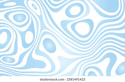 Abstract horizontal background with blue waves.