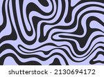 Abstract horizontal  background with colorful waves. Trendy vector illustration in style retro 60s, 70s. 