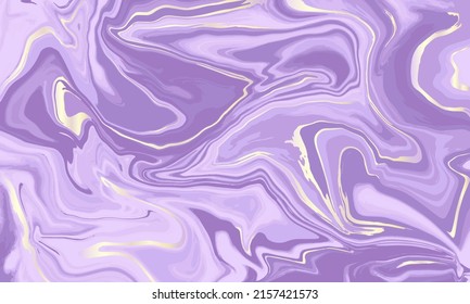 Abstract horizontal background with colorful waves. Liquid wavy marble texture