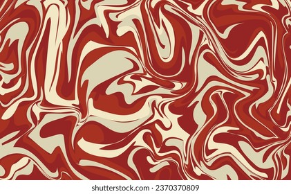 Resumen de fondo horizontal con ondas coloridas. Ilustración vectorial de moda en color de estilo.