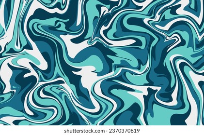 Abstract horizontal background with colorful waves. Trendy vector illustration in style color.