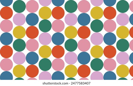 
Abstract horizontal background with colorful waves. Trendy vector illustration in style retro 60s, 70s.