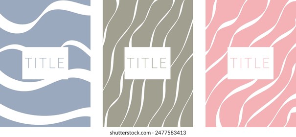 
Abstractas fondo Horizontal con ondas de colores. Ilustración vectorial de moda en estilo retro de los años 60, 70.