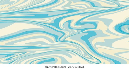 Abstract horizontal background with colorful waves. EPS 10