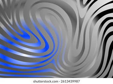 Abstract horizontal background with colorful waves. Trendy vector illustration.