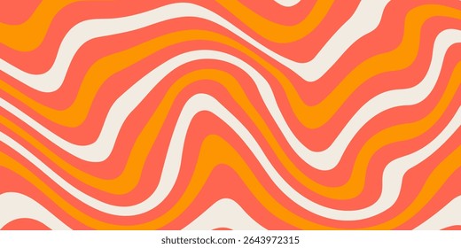 Abstract horizontal background with colorful waves eps10