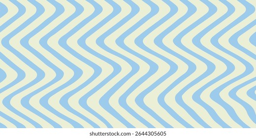 Abstract horizontal background with colorful waves. Trendy vector illustration