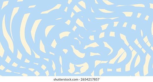Abstractas fondo Horizontal con ondas de colores. Ilustración vectorial de moda