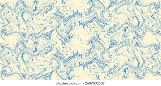Abstractas fondo Horizontal con ondas de colores. Ilustración vectorial de moda en estilo retro años 60, 70. Colores pastel