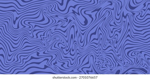 Abstractas fondo Horizontal con ondas de colores. Ilustración vectorial de moda en estilo retro años 60, 70. Colores azul y beige