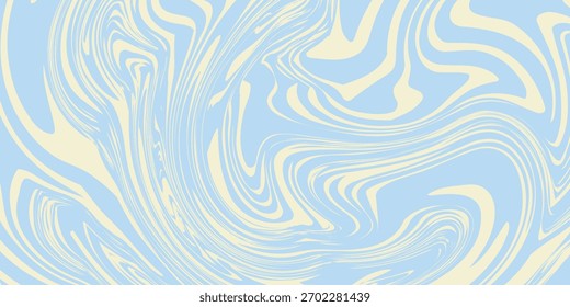 Abstract horizontal background with colorful waves. Trendy vector illustration